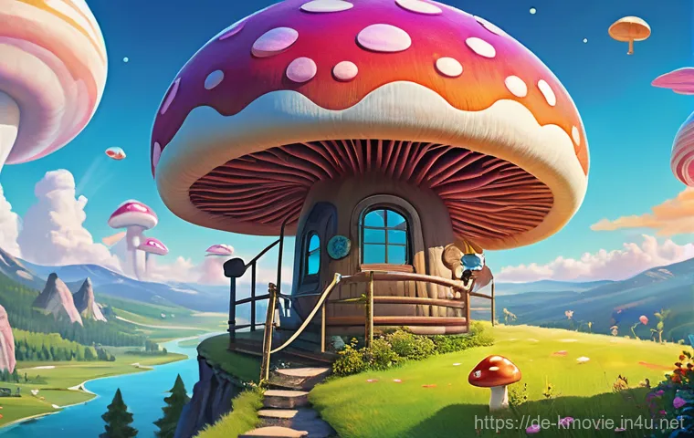 한국 애니메이션 영화 추천 - **Prompt 2: Urban Teenage Reflections**
    A group of diverse teenagers, around 15-17 years old, ar...