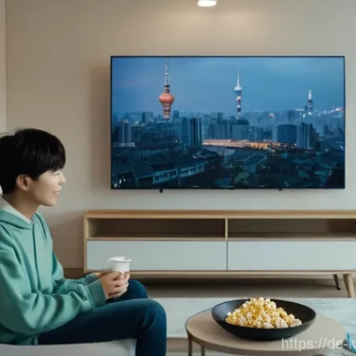 한국 영화 관람권 할인 정보 - **Cozy K-Drama Night at Home:**
    A young adult, approximately in their early 20s, with short, nea...