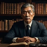 최민식과 류승룡의 연기 비교 - A highly detailed cinematic portrait of a mature East Asian male actor embodying intense emotional d...